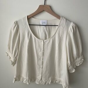 Things Between White Blouse - size small